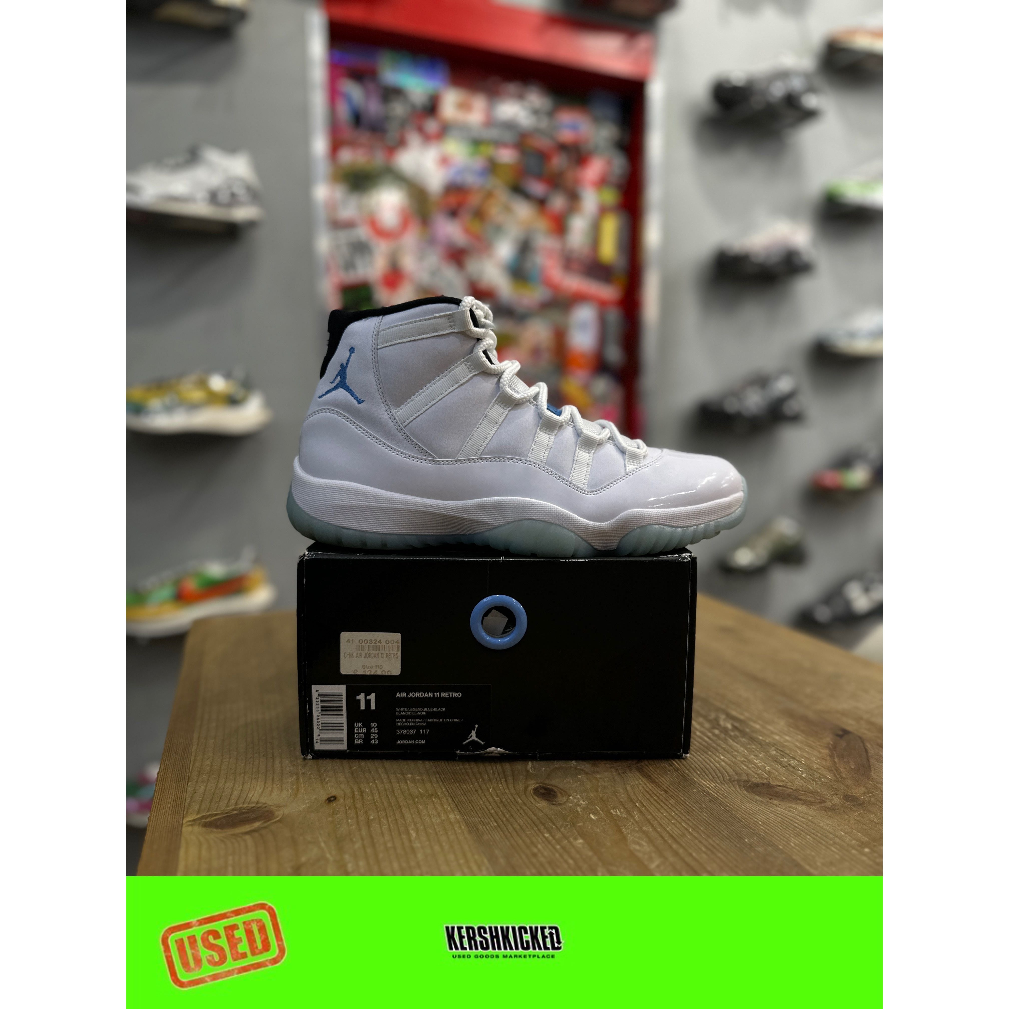 Jordan 11 Retro Legend Blue 2014 UK 10 Jordan s KershKicks