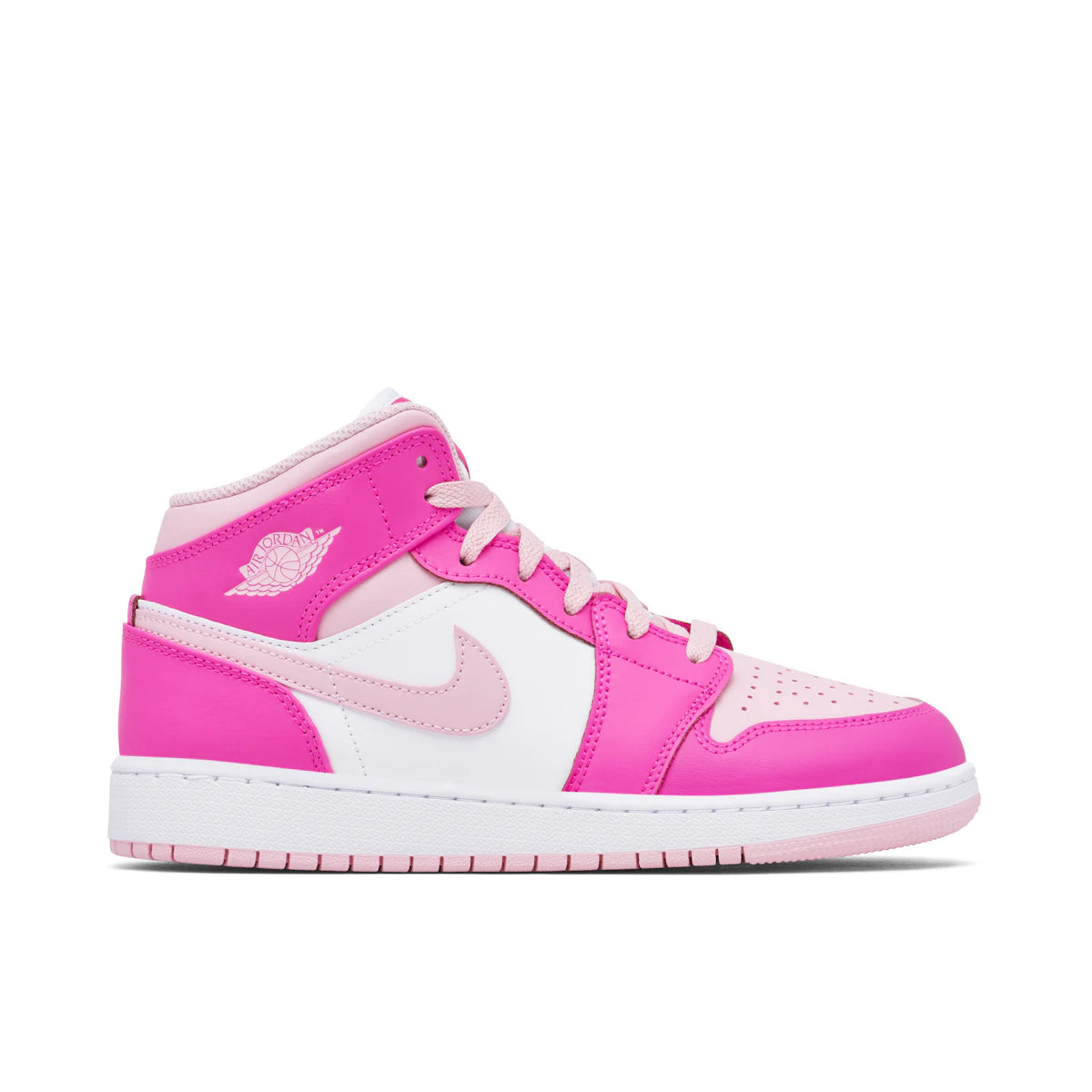 Pink michael jordan shoes on sale