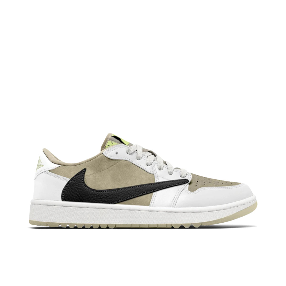 Travis Scott Air Jordan 1 Low Golf Olive Black