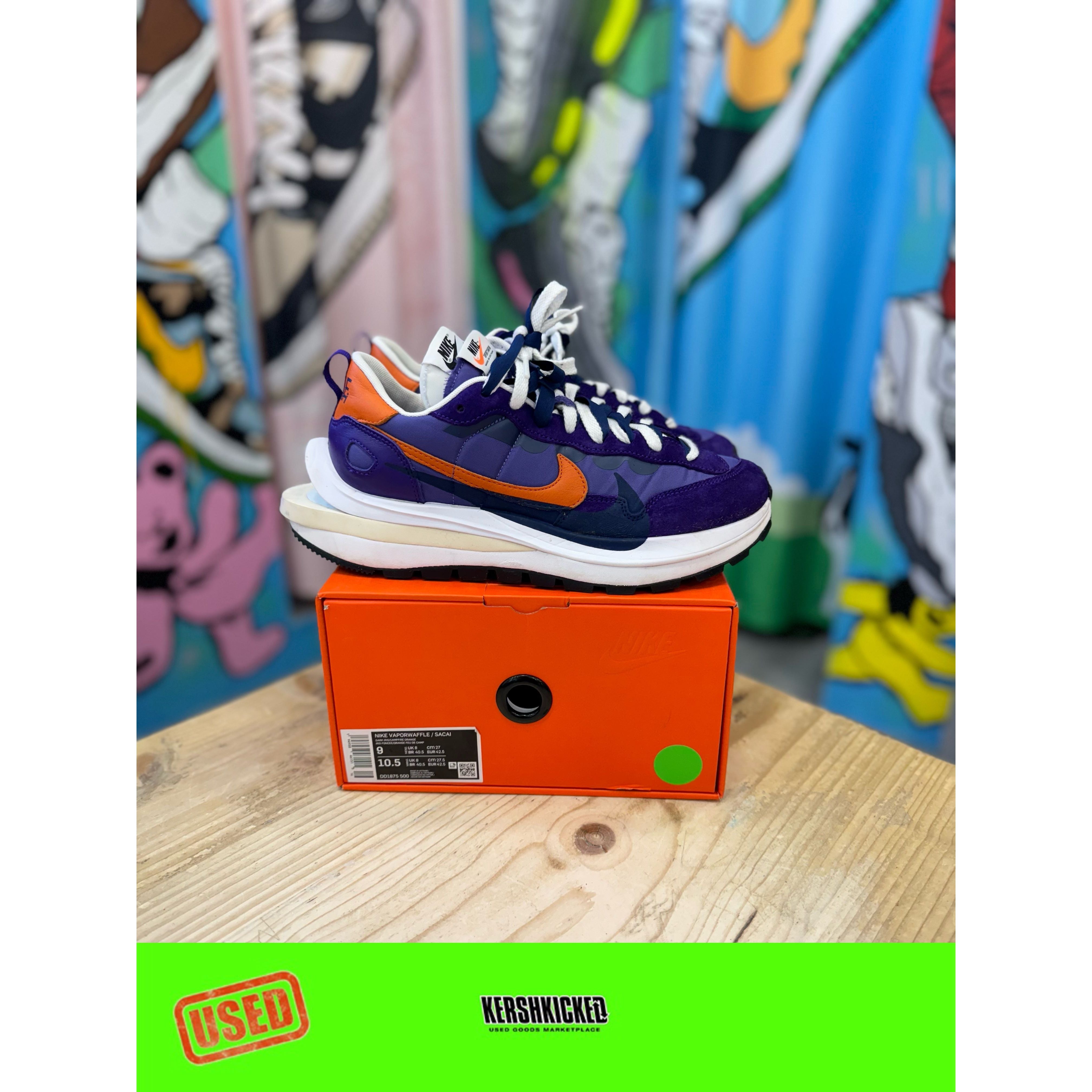 Nike Sacai Vaporwaffle Dark Iris UK 8 | Nike | KershKicks