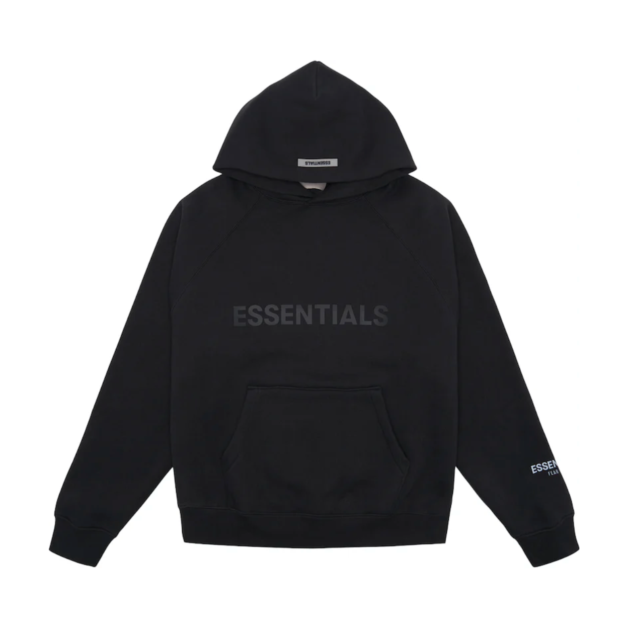 Essentials hoodie fear of god black sale