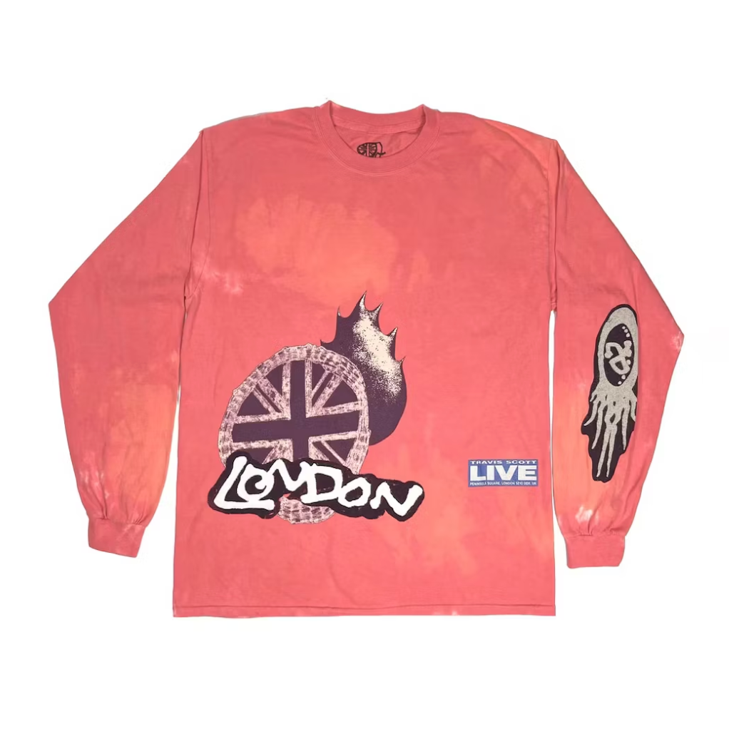 coral long sleeve shirt