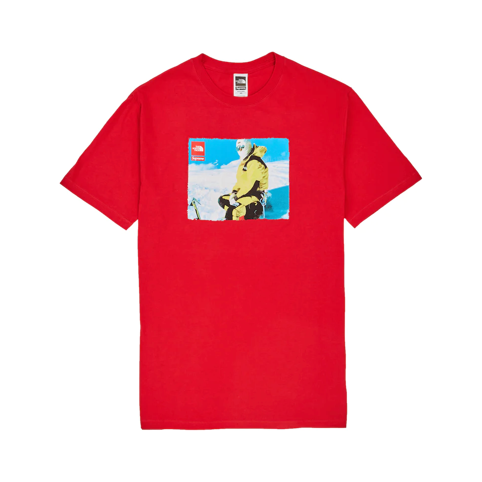 North face supreme on sale tee