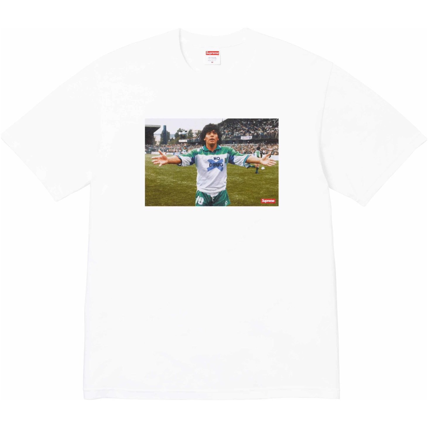 Supreme Maradona Tee WHITE L 2021年秋冬新作 - スケートボード