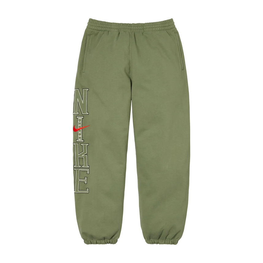 Supreme Nike Sweatpants Olive Supreme KershKicks