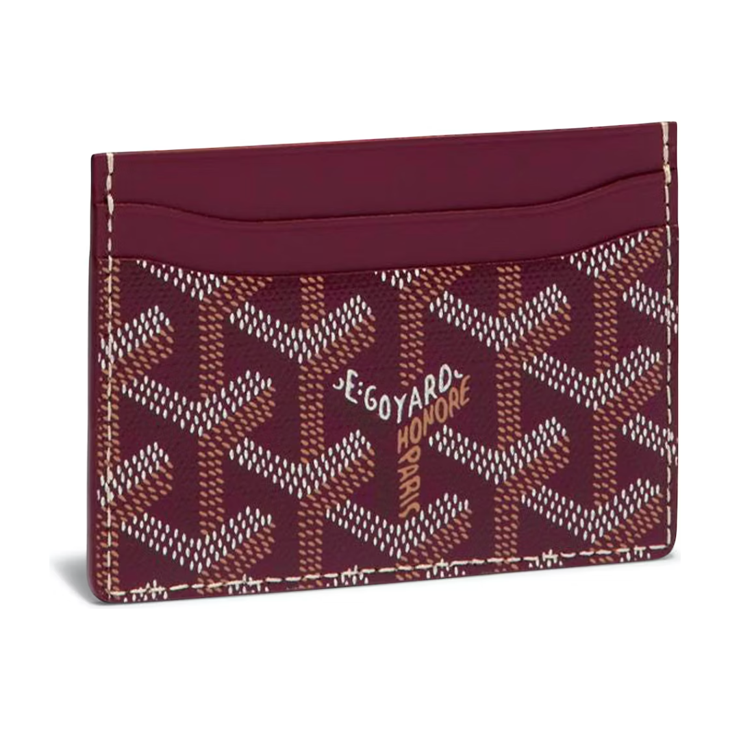 Goyard Saint Sulpice Card Wallet Bordeaux Goyard KershKicks