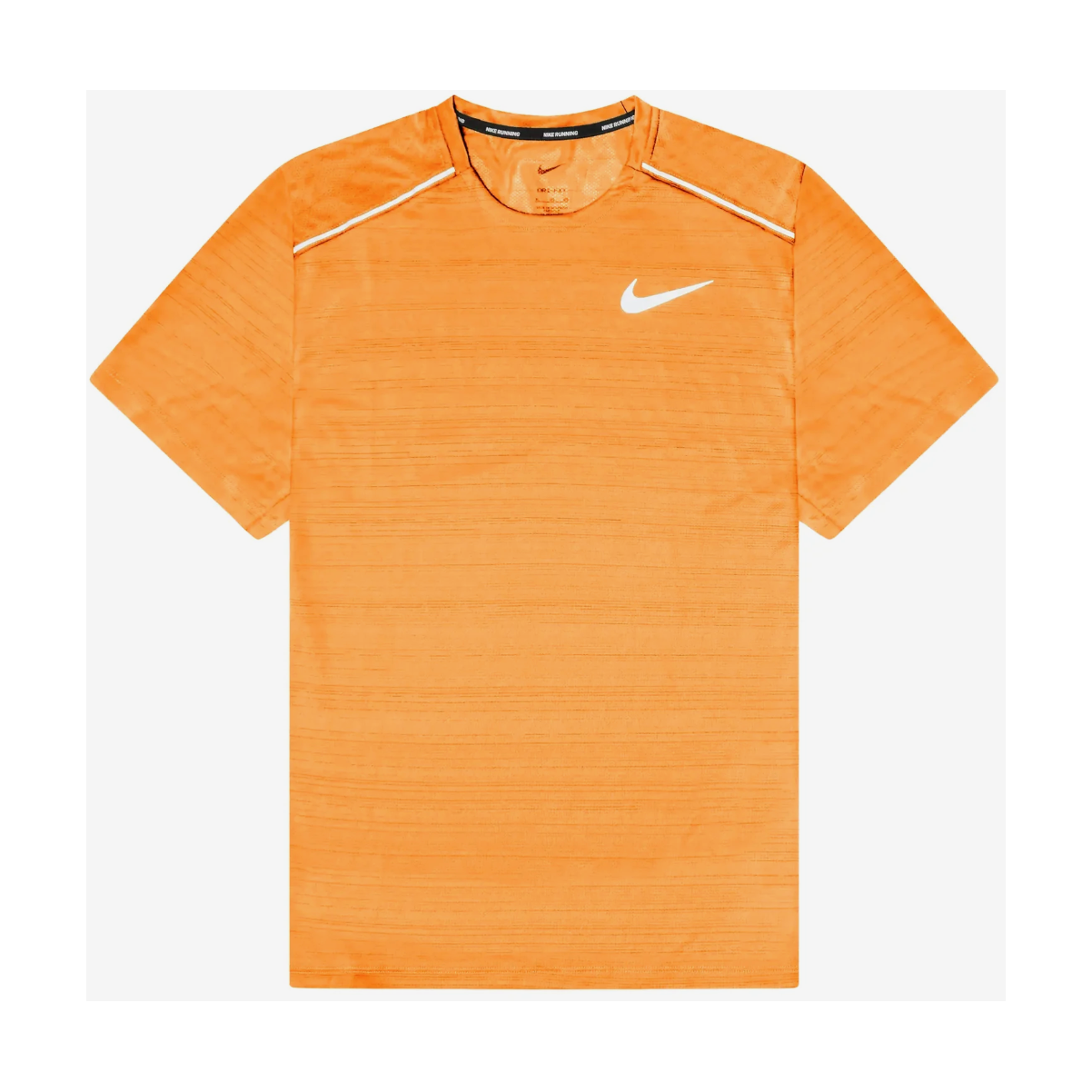 Nike Dri FIT 1.0 Orange Miler Running T Shirt Nike KershKicks