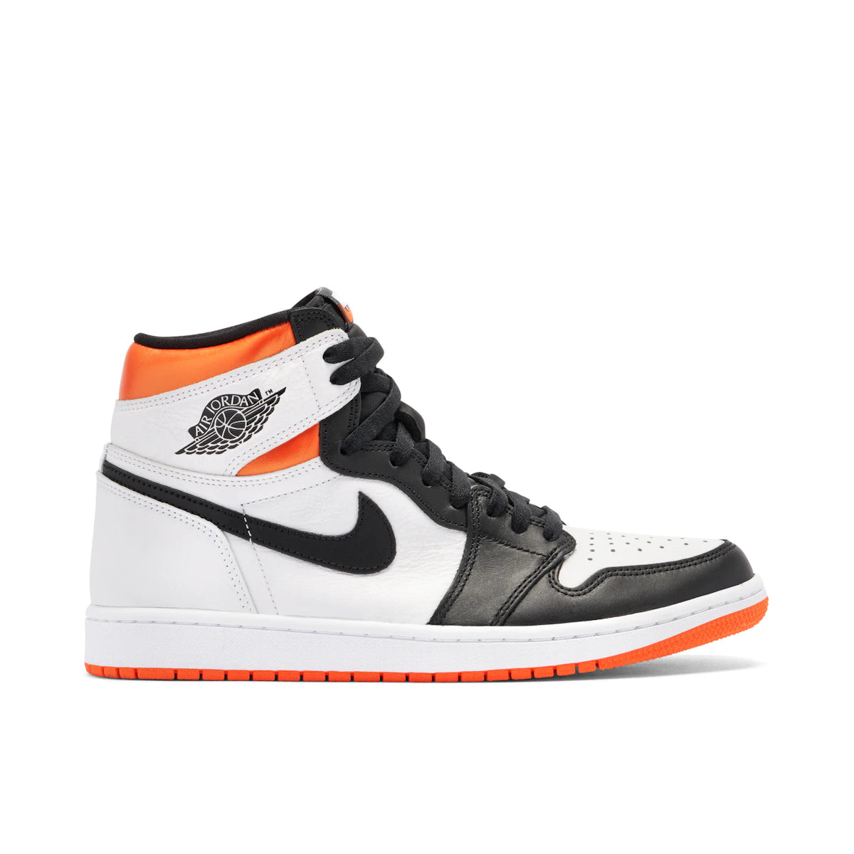 Orange and white air jordan 1 on sale