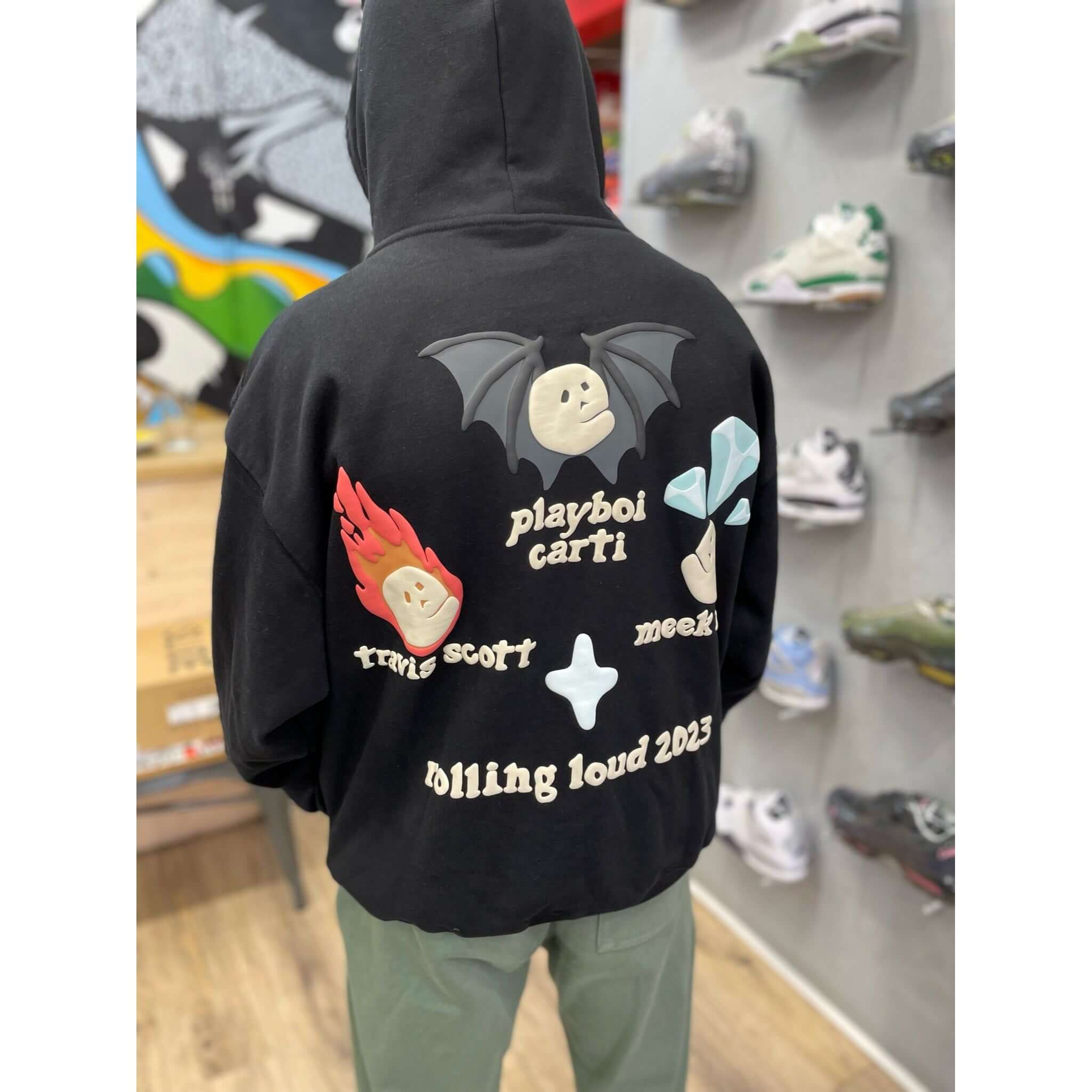 Broken Planet Market x Rolling Loud Portugal 2023 Hoodie Midnight Black