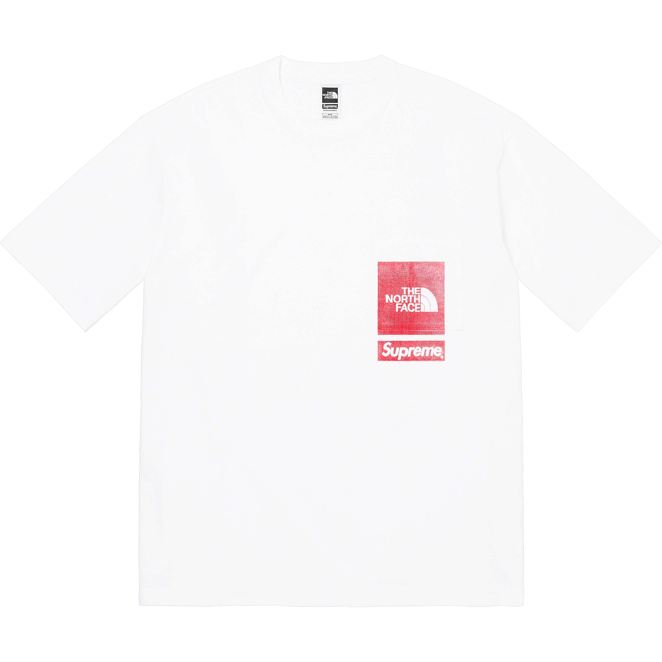 Supreme The North Face Printed Pocket Tee White