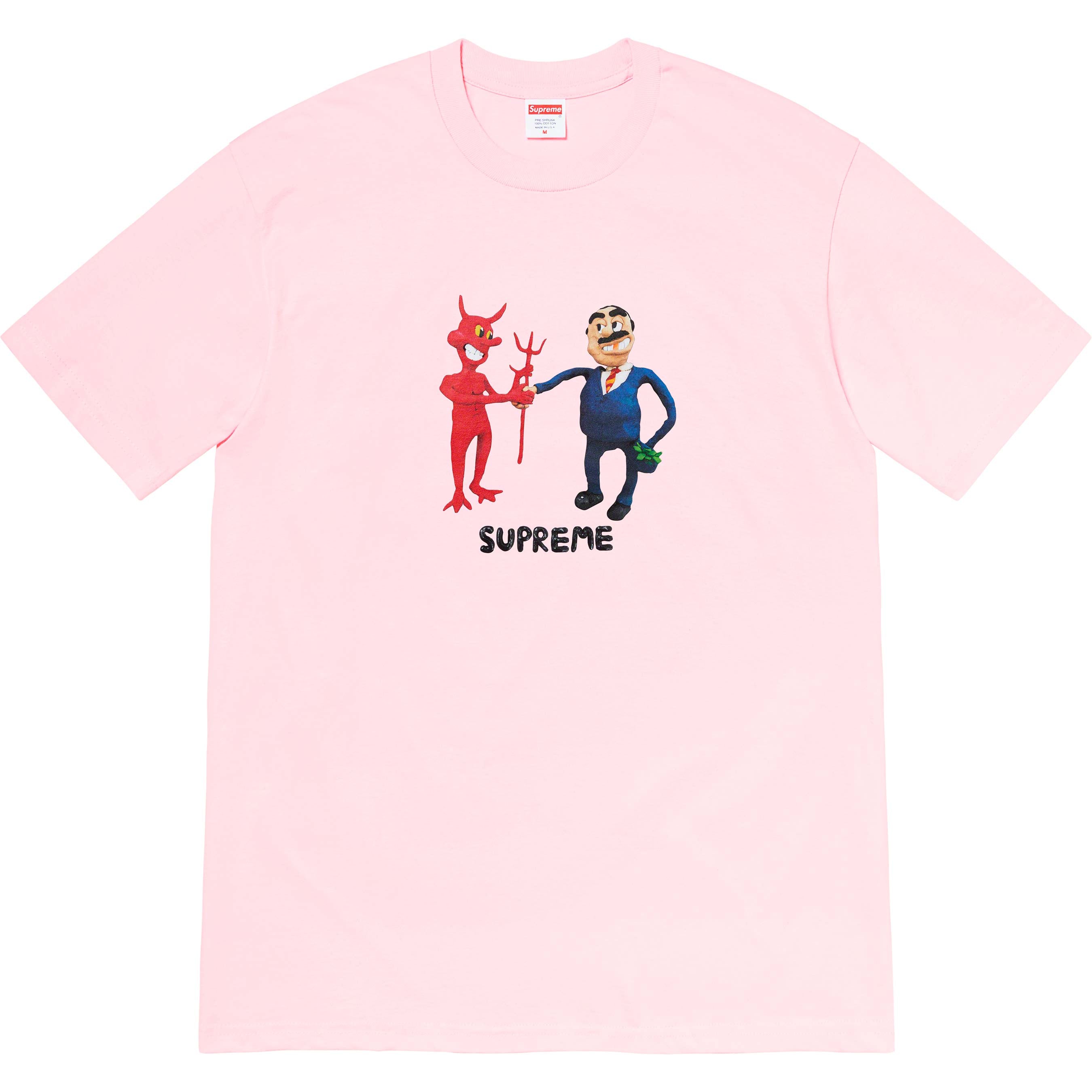 Supreme Supreme Banner Tee (FW23) Light Pink (XL)