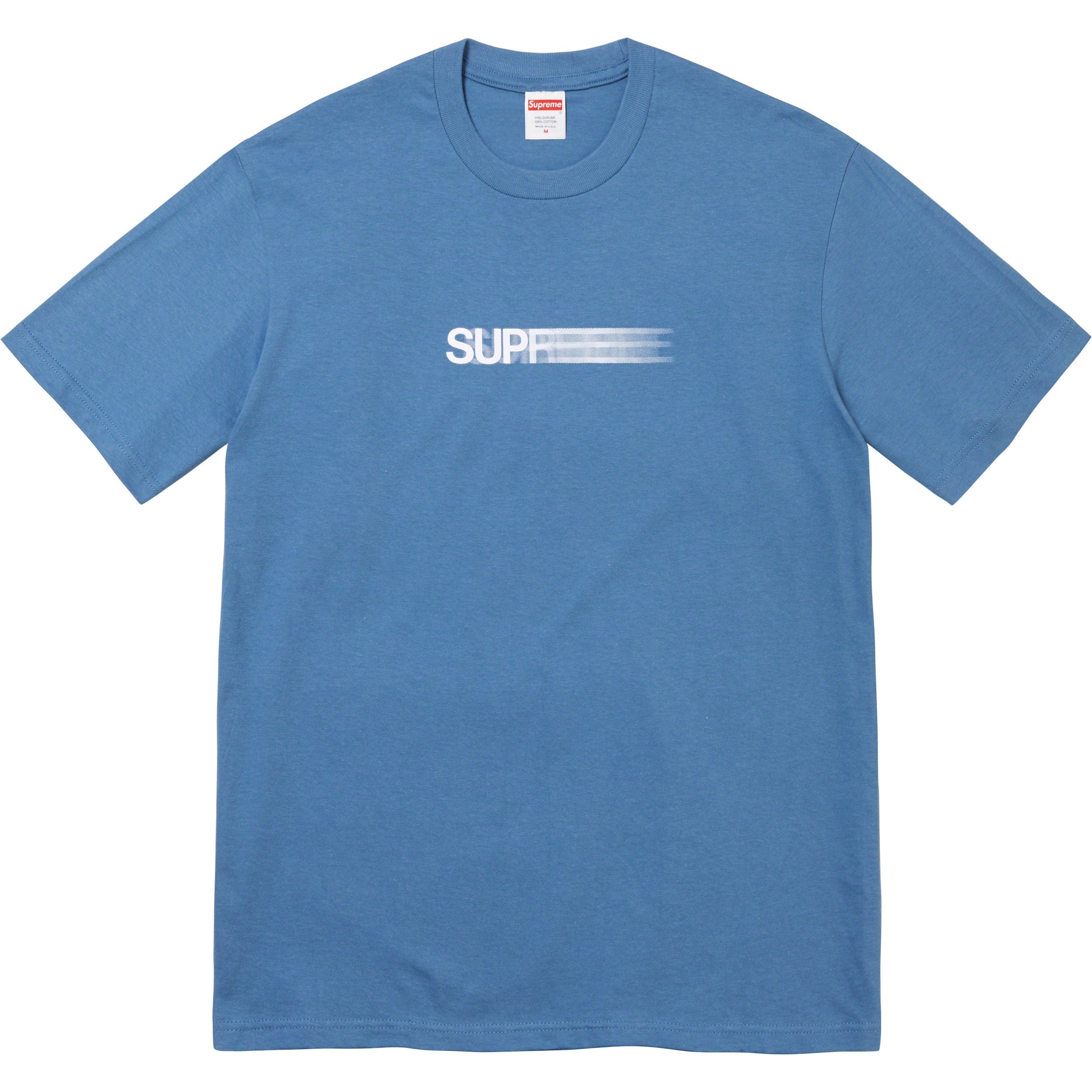 Supreme Motion Logo Tee (SS23) Faded Blue