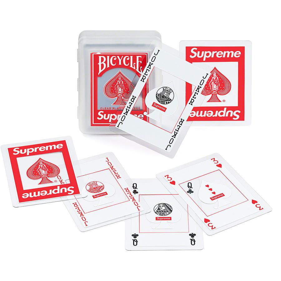 ボタニカル ミディアムベール Supreme Bicycle Clear Playing Cards 4 ...