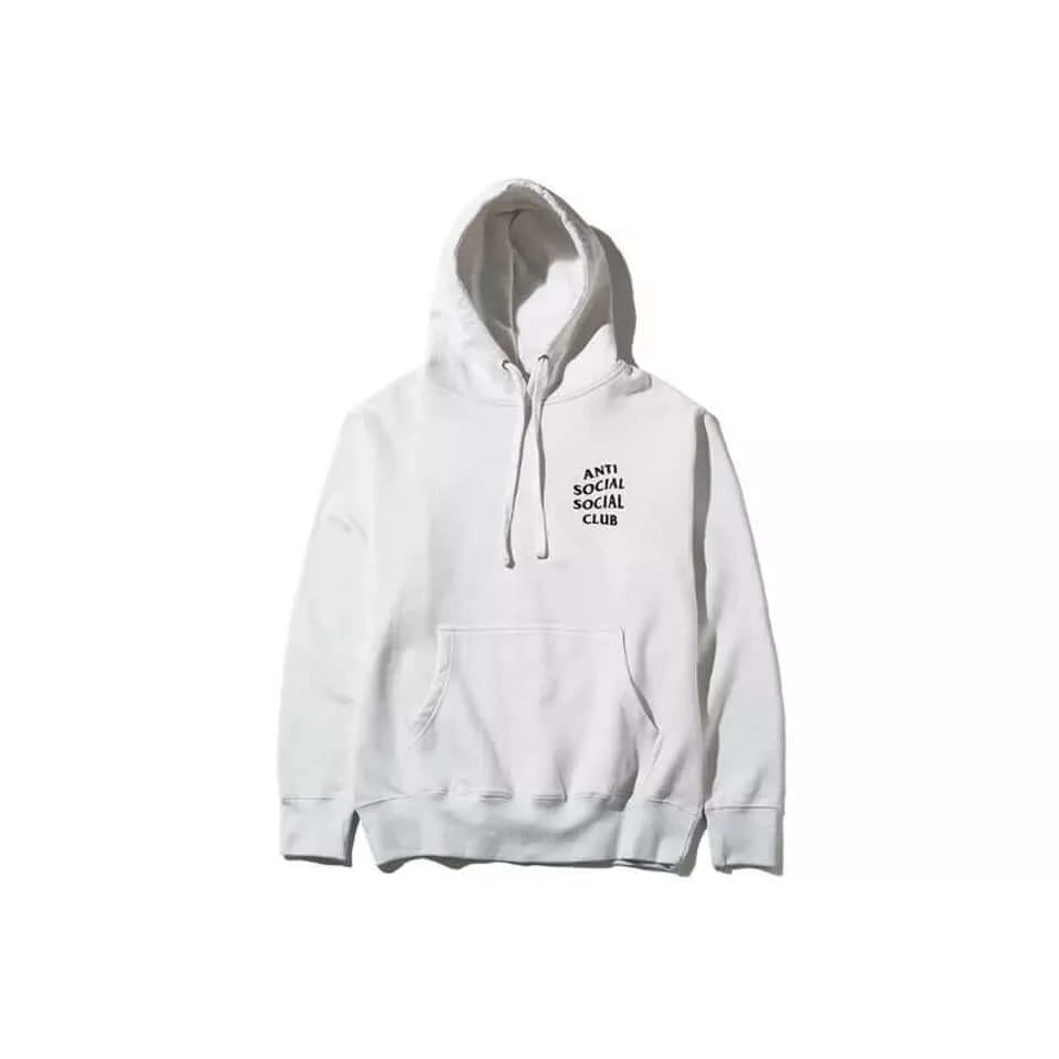 Anti social social store club white hoodie