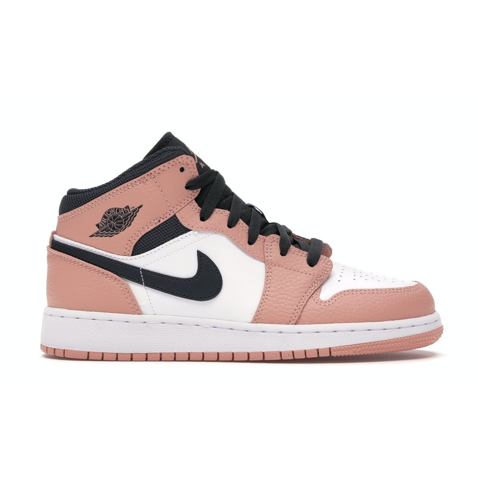 Jordan 1 Mid Pink Quartz GS Jordan s KershKicks