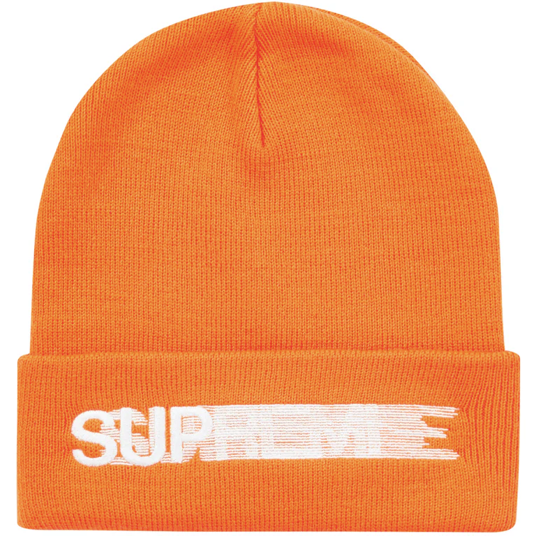 Supreme Motion Logo Beanie (SS23) Orange | Supreme | KershKicks