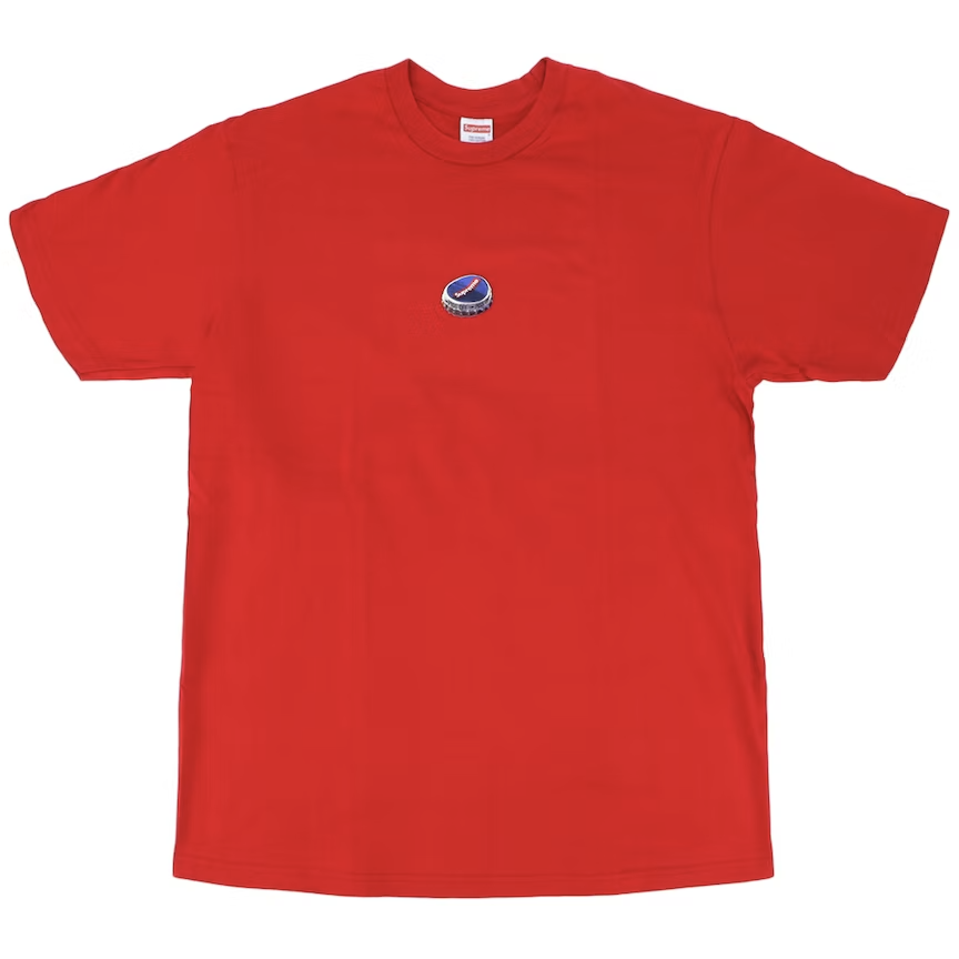 Supreme Bottle Cap Tee Red