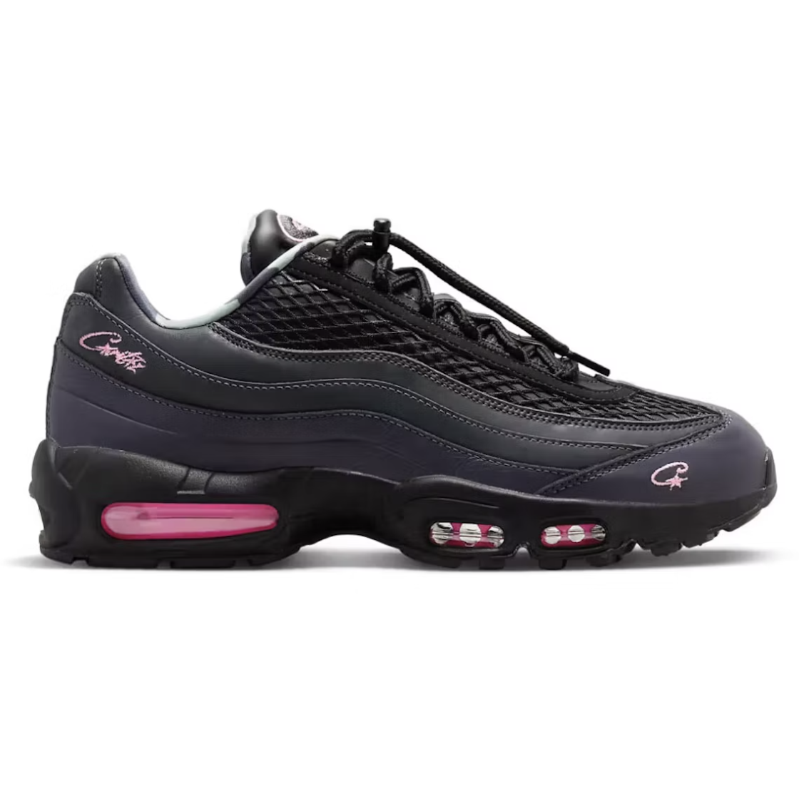 Pink grey and black air max 95 online