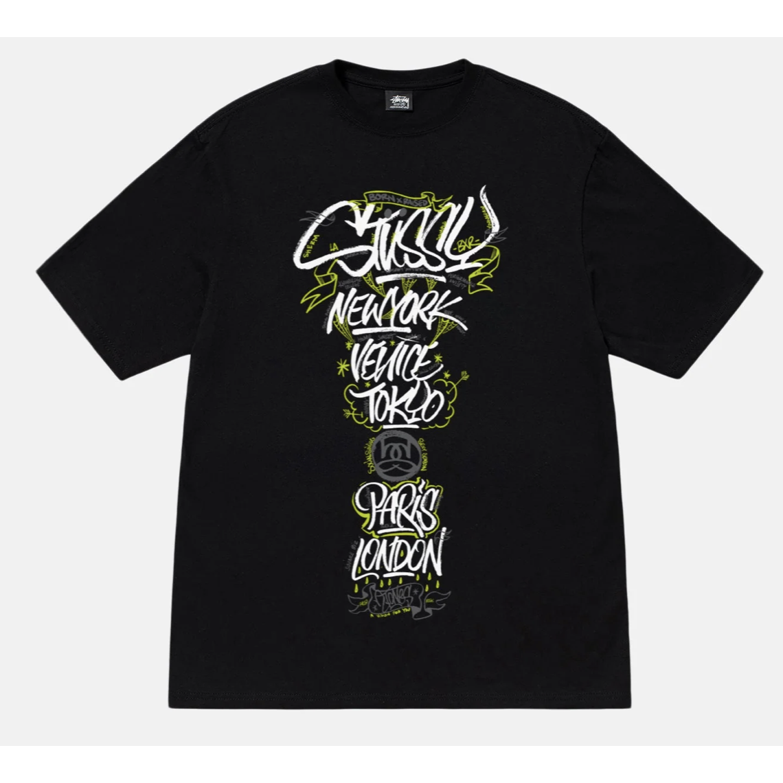 Stussy x Born x Raised Handstyles T-Shirt | stussy | KershKicks