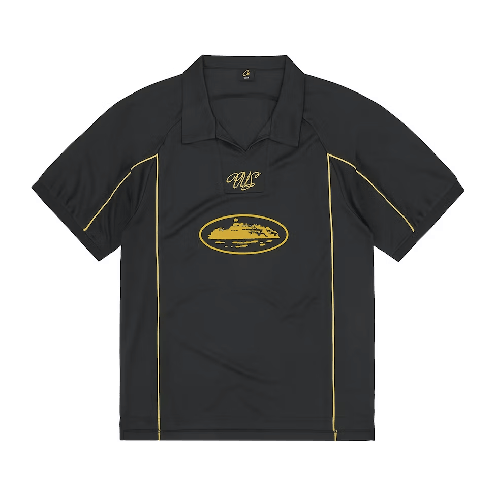 Corteiz Talismo Football Jersey Black | Corteiz | KershKicks