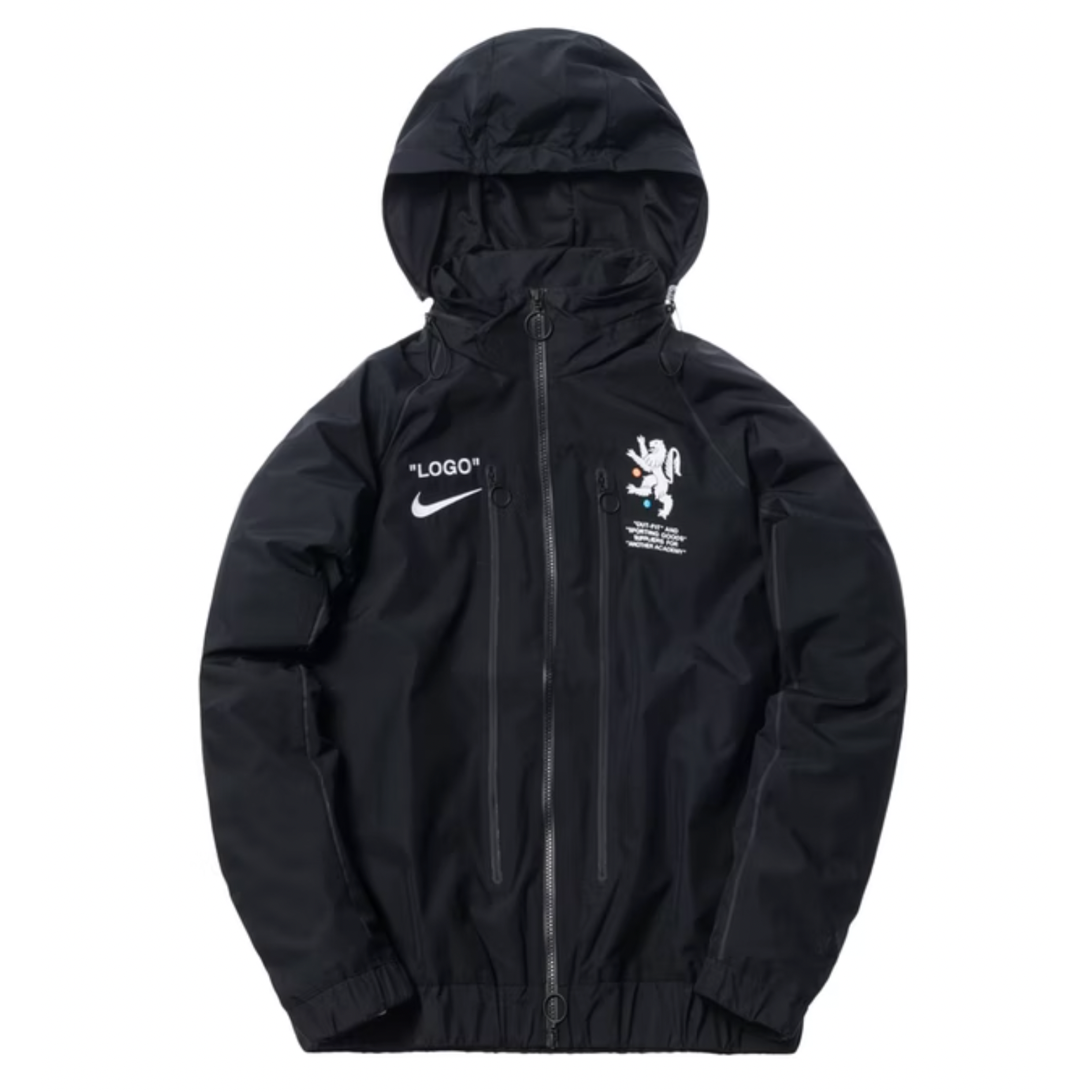 Nike off best sale white track jacket