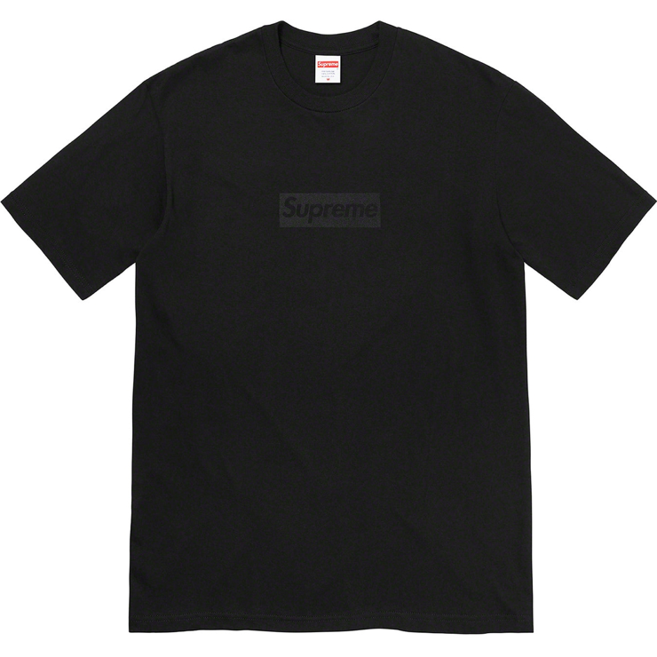 Supreme Tonal Box Logo Tee Black