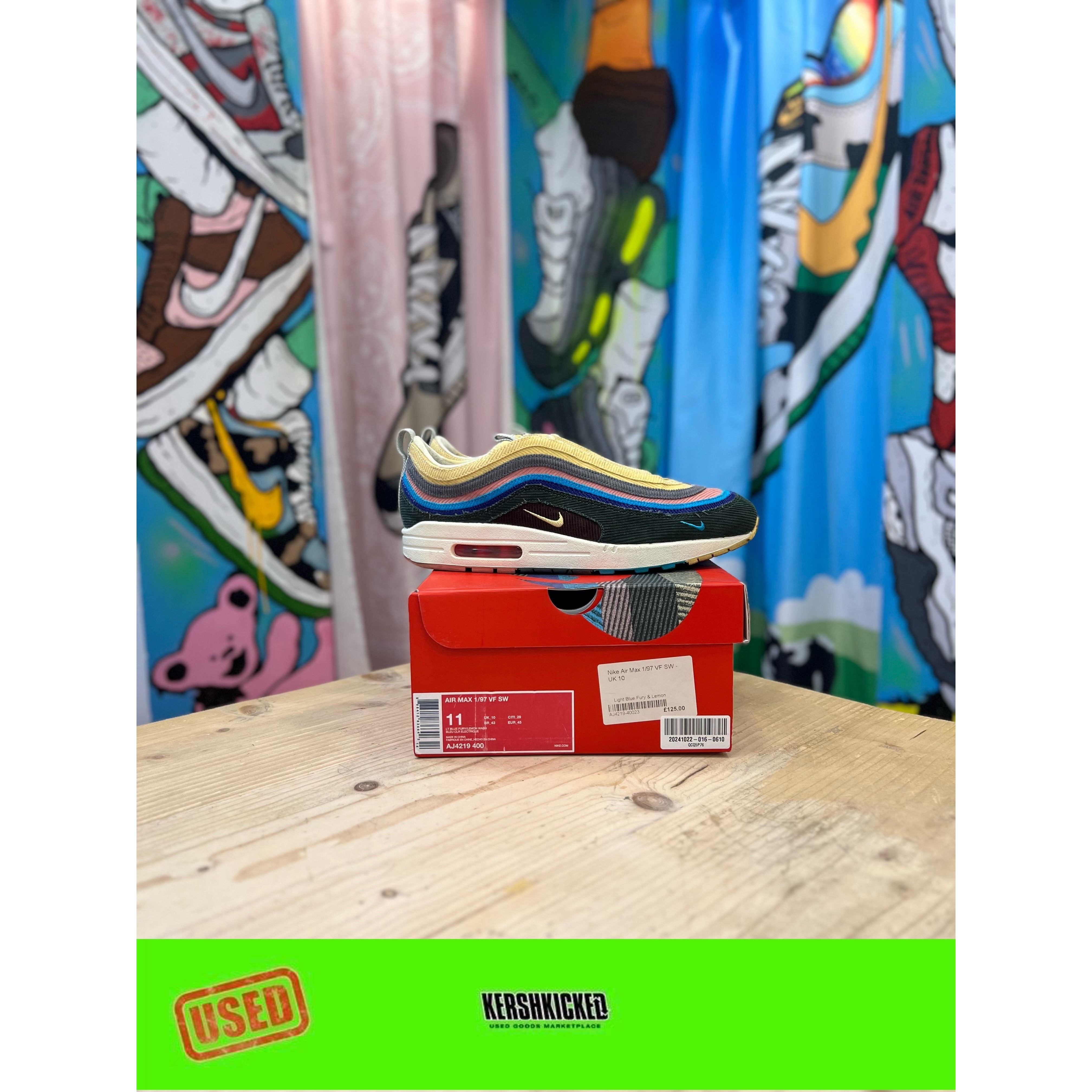 Nike Air Max 97 1 Sean Wotherspoon UK 10 Nike KershKicks