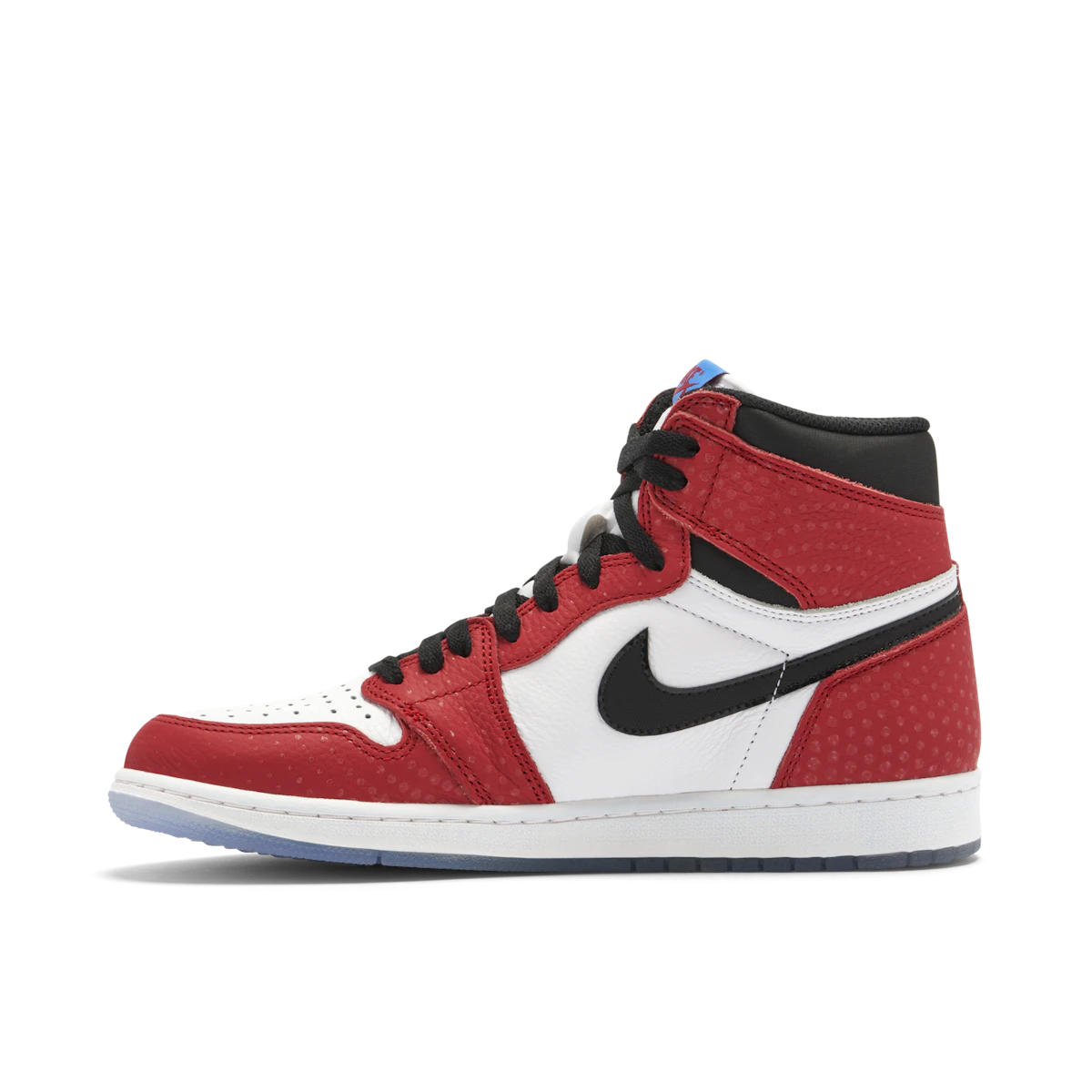 Jordan 1 Retro High Spider-Man Origin Story by Jordan's in Shoes. Available at KershKicks for £750.00. A must-have for fans of Jordan's looking to elevate their style with this Shoes.