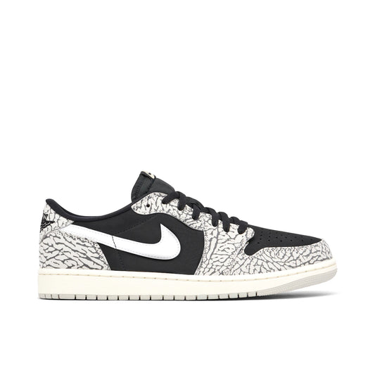 Jordan 1 Retro Low OG Black Cement by Jordan's in Shoes. Available at KershKicks for £175.00. A must-have for fans of Jordan's looking to elevate their style with this Shoes.