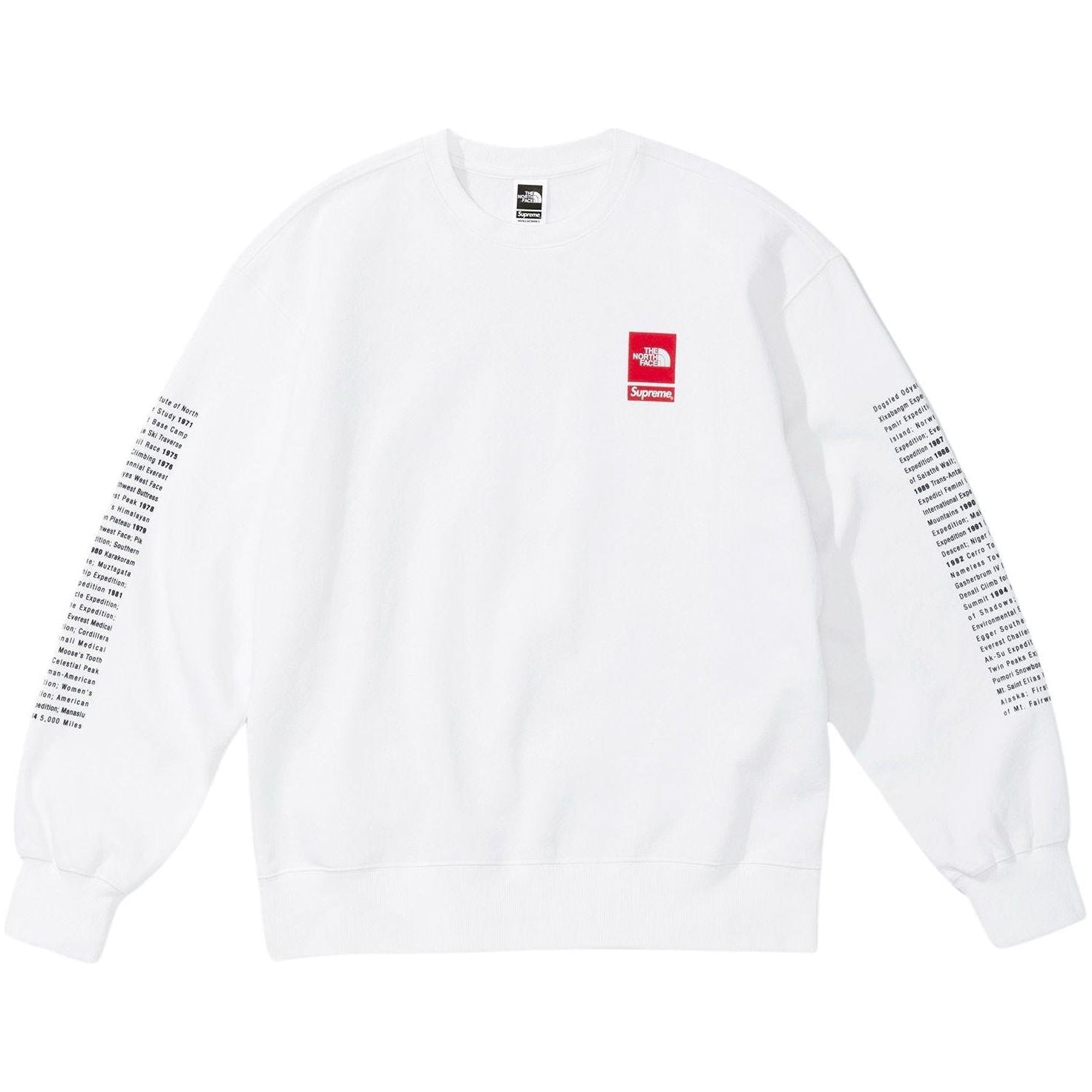 Supreme The North Face Crewneck White