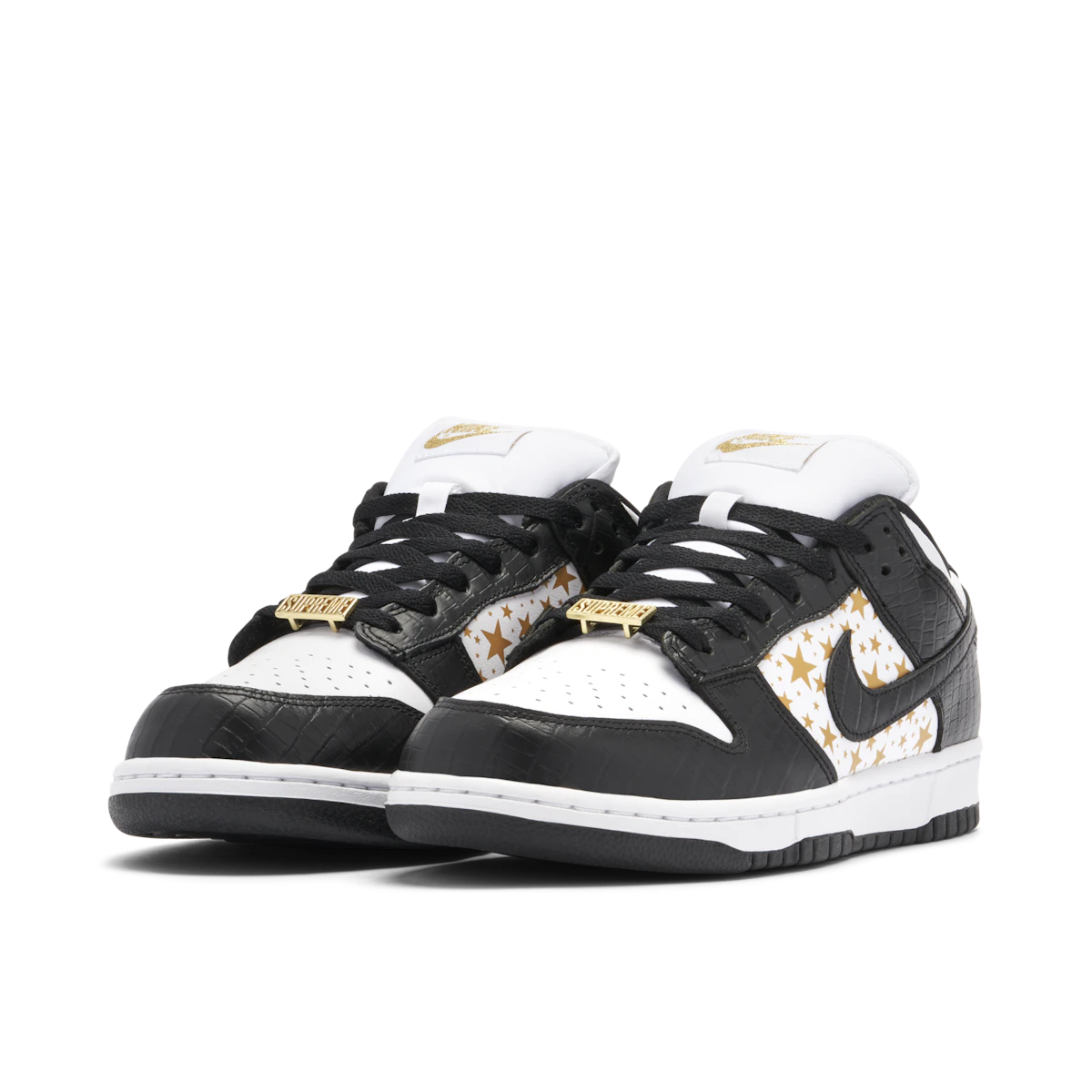 Nike SB Dunk Low Supreme Stars Black (2021) by Nike in Shoes. Available at KershKicks for £650.00. A must-have for fans of Nike looking to elevate their style with this Shoes.