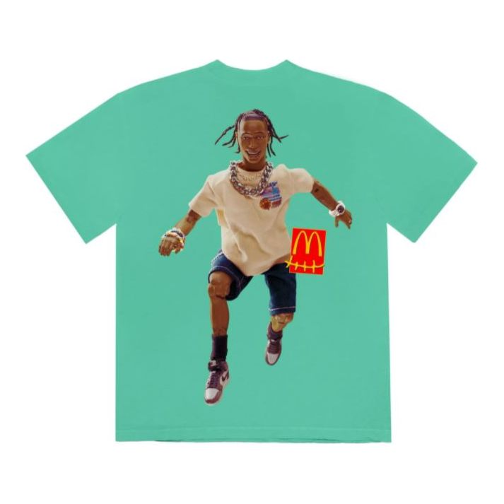 Travis Scott x McDonald's Action Figure Series IV T-Shirt Mint by Travis Scott in . Available at KershKicks for £95.00. A must-have for fans of Travis Scott looking to elevate their style with this T-Shirt.