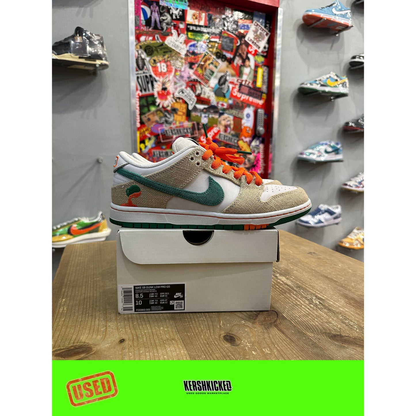 Nike SB Dunk Low Jarritos UK 7.5