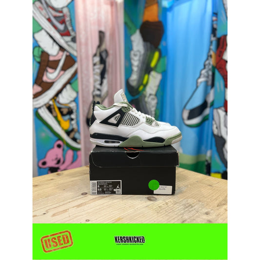 Jordan 4 Seafoam UK 9.5 by Jordan's in . Available at KershKicks for £170.00. A must-have for fans of Jordan's looking to elevate their style with this Kershkicked.