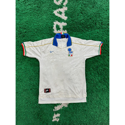 Italy Away Shirt 1994-1996 M 7/10 by KershKits in Clothing. Available at KershKicks for £85.00. A must-have for fans of KershKits looking to elevate their style with this Kits.