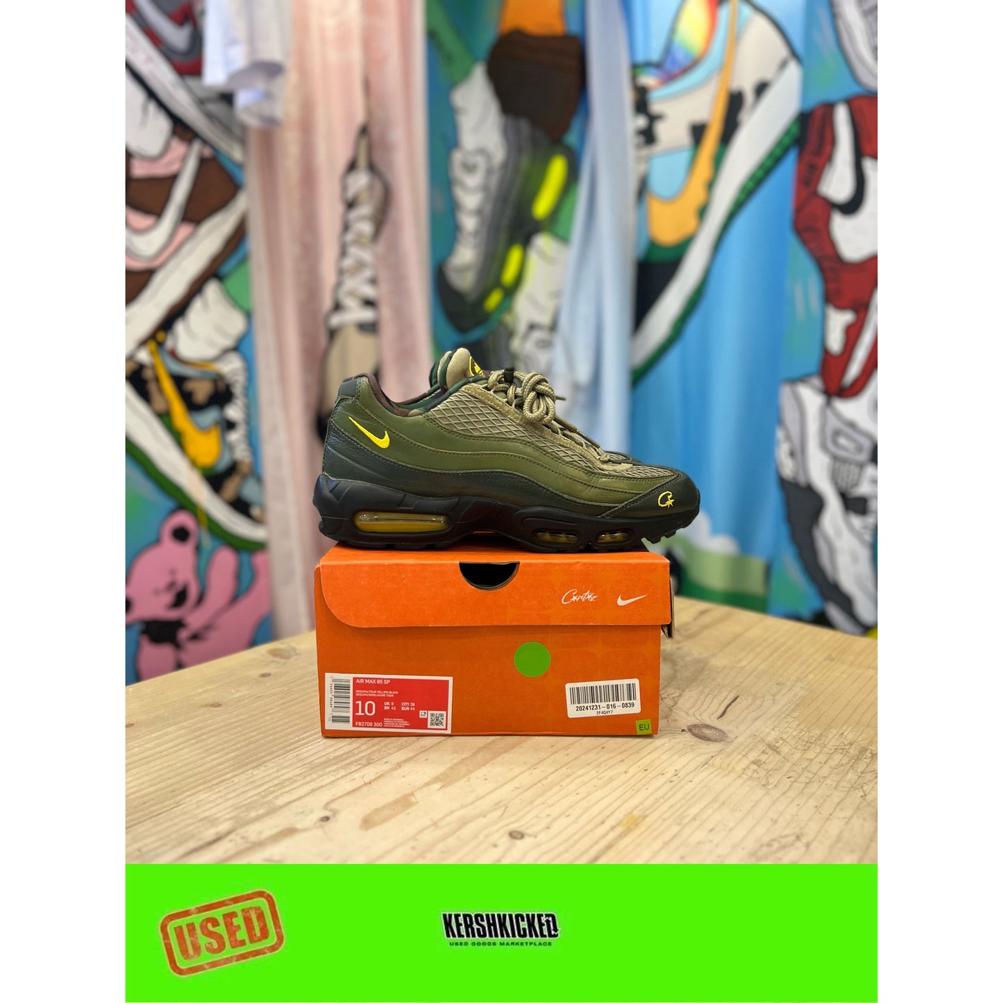 Air Max 95 Corteiz Gutta Green UK 9