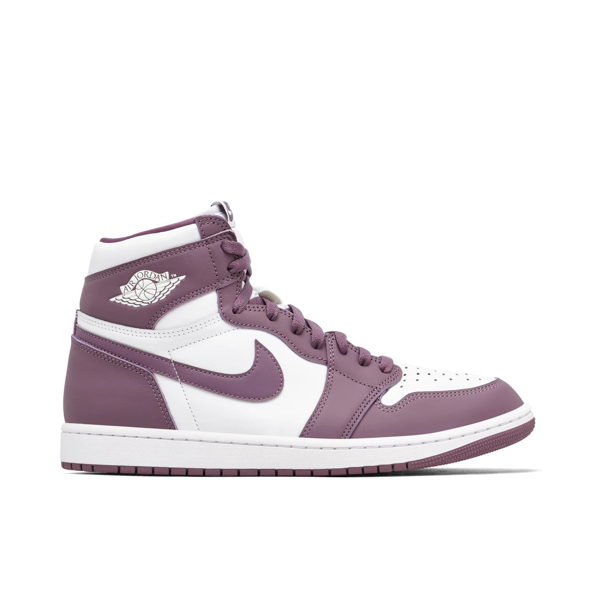 Jordan 1 Retro High OG Mauve by Jordan's in Shoes. Available at KershKicks for £215.00. A must-have for fans of Jordan's looking to elevate their style with this Shoes.