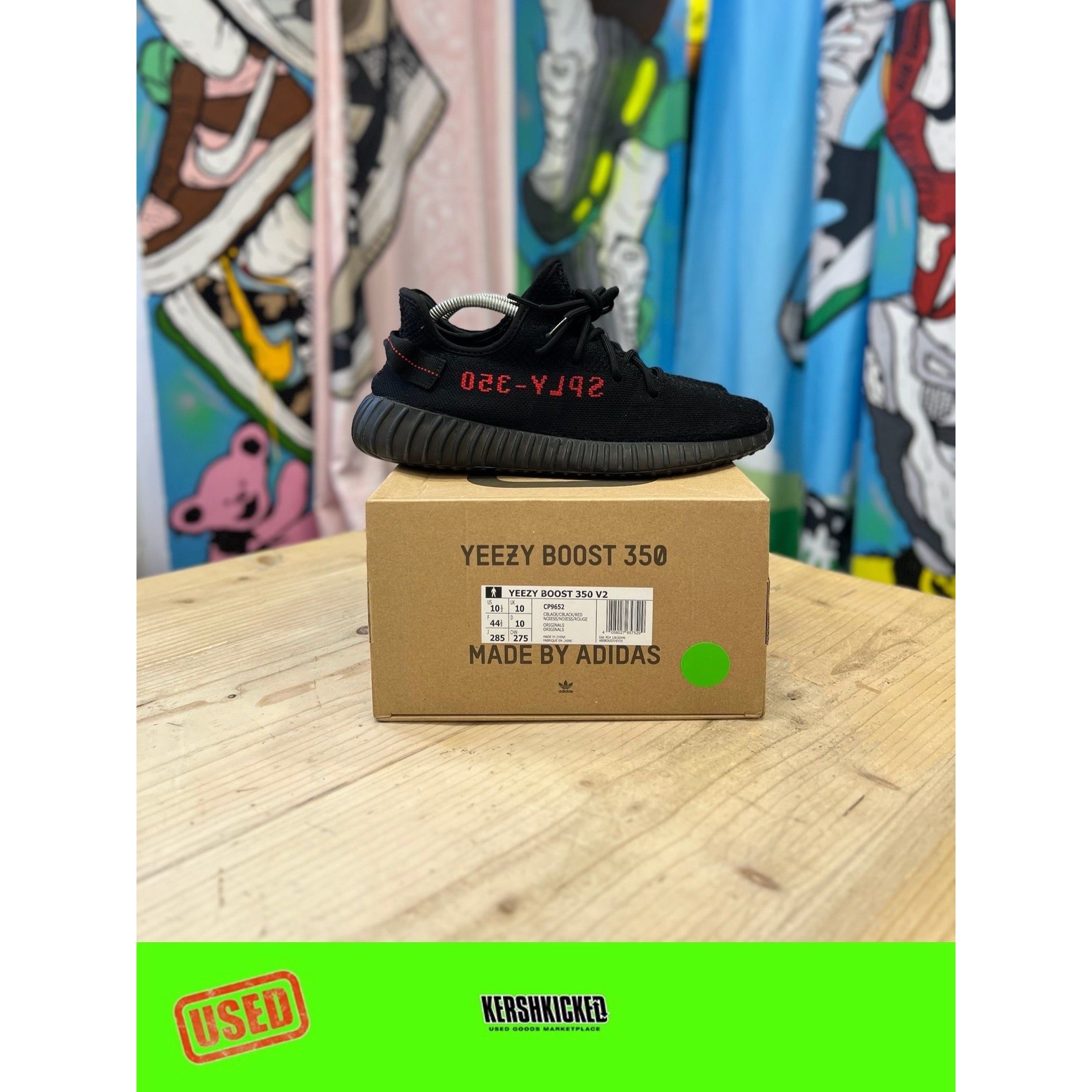 Yeezy 350 V2 Bred UK 10 Yeezy KershKicks