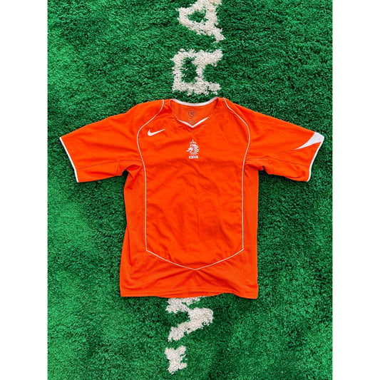 Netherlands Home Shirt 2004-2006 M by KershKits in Clothing. Available at KershKicks for £60.00. A must-have for fans of KershKits looking to elevate their style with this Kits.