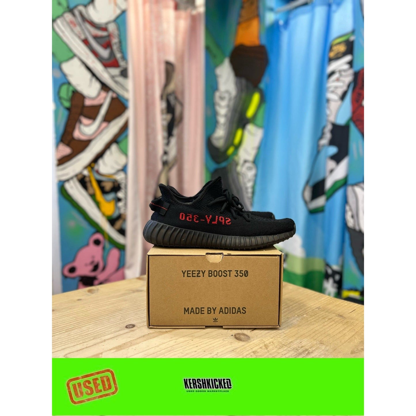 Yeezy 350 Bred UK7