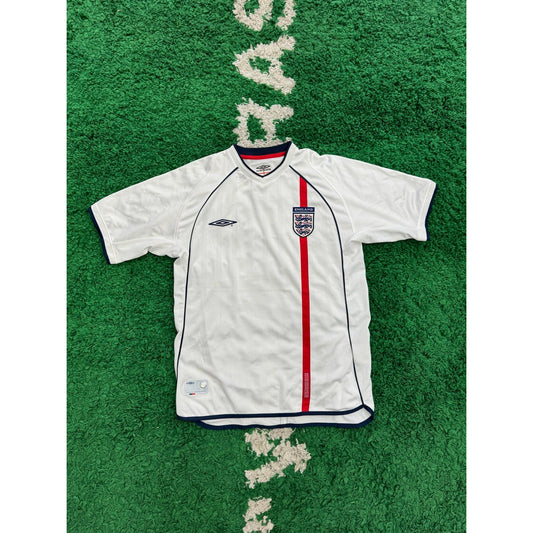 England Home Shirt 2001-2003 M 8/10 by KershKits in Clothing. Available at KershKicks for £75.00. A must-have for fans of KershKits looking to elevate their style with this Kits.