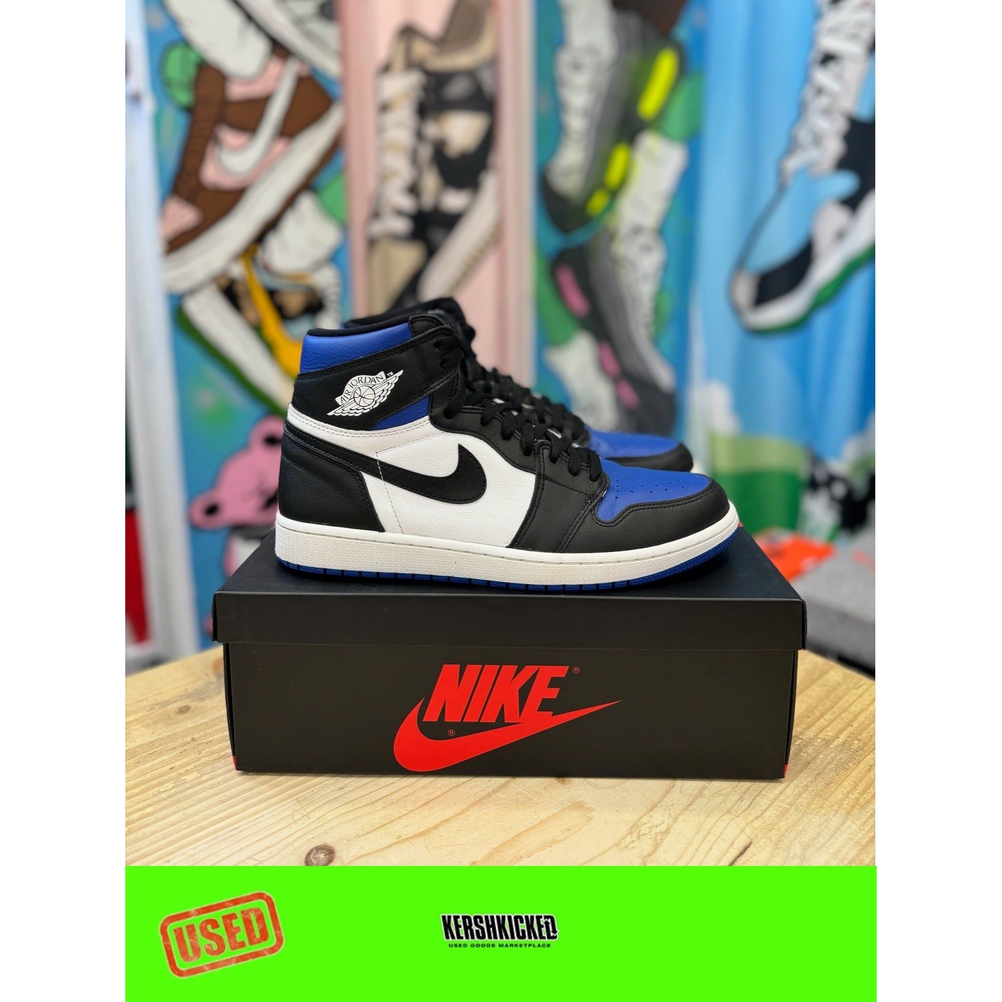 Royal toe deals jordan 1 high