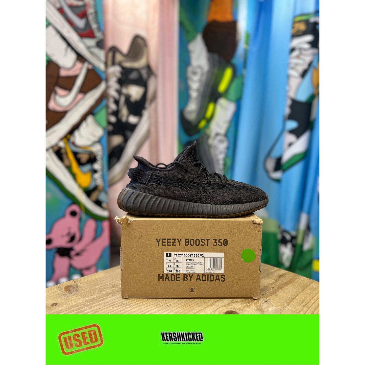 Adidas Yeezy 350 V2 Cinder UK8.5