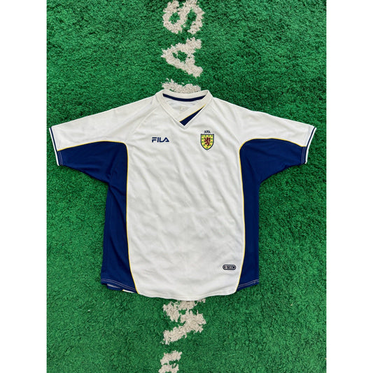 Scotland Away Shirt 2000-2002 XL 9/10 by KershKits in Clothing. Available at KershKicks for £65.00. A must-have for fans of KershKits looking to elevate their style with this Kits.