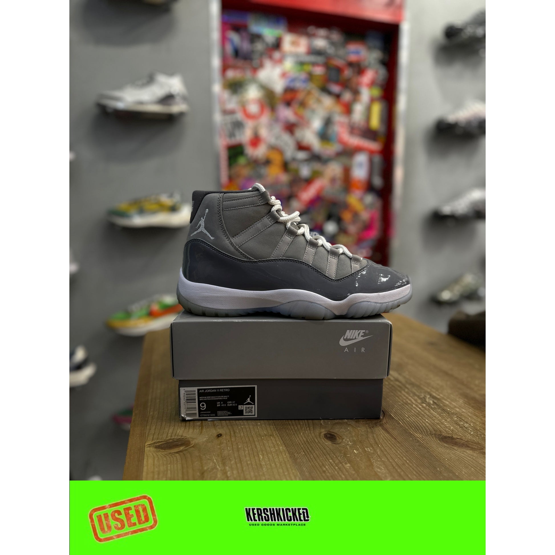 Jordan 11 Retro Cool Grey (2021) UK 8 by Jordan's in Uncategorized. Available at KershKicks for £150.00. A must-have for fans of Jordan's looking to elevate their style with this Kershkicked.