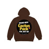 Travis Scott x McDonald's Cactus Pack Sticker Hoodie Brown