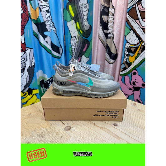 Nike Air Max 97 Off White Menta UK 7 by Nike in Uncategorized. Available at KershKicks for £295.00. A must-have for fans of Nike looking to elevate their style with this Kershkicked.