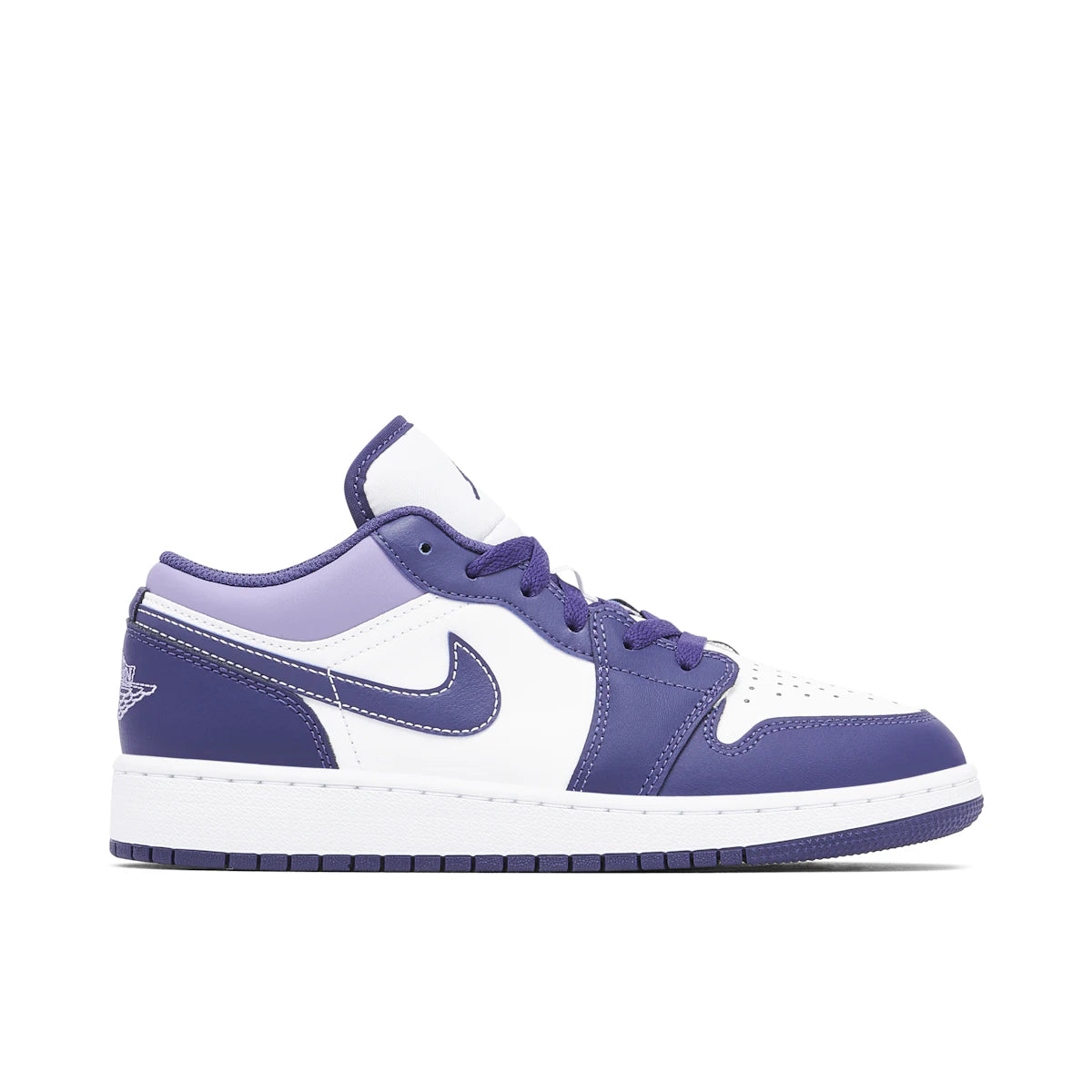 Jordan 1 Low Sky J Purple (GS) by Jordan's in Shoes. Available at KershKicks for £110.00. A must-have for fans of Jordan's looking to elevate their style with this Shoes.