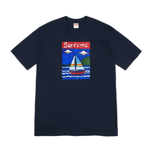 Supreme Sail Boat Tee - Navy