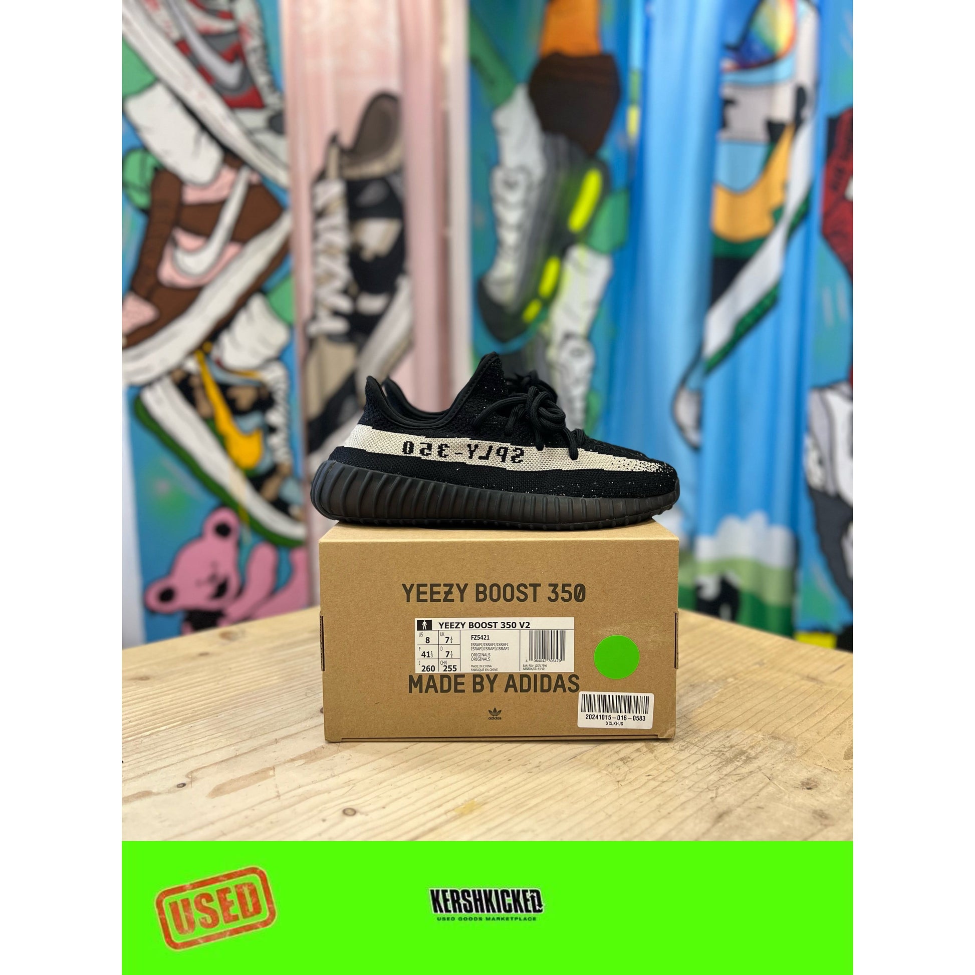 Yeezy 350 Oreo UK 6 by Yeezy in . Available at KershKicks for £275.00. A must-have for fans of Yeezy looking to elevate their style with this Kershkicked.